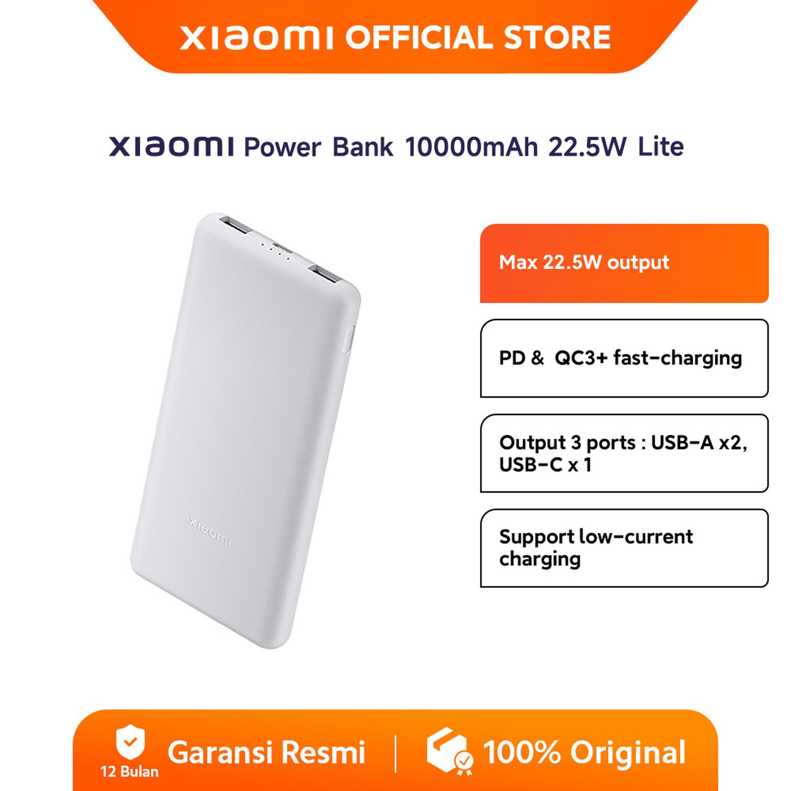 Xiaomi Power Bank 22.5W 10000mAh Lite / Max 22.5W Output