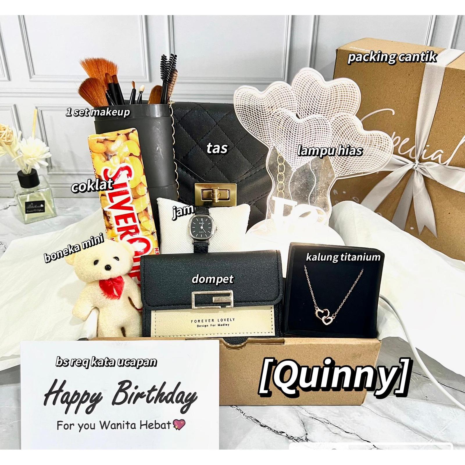 [Hias 1] Kado Hampers hadiah box Hadiah Perempuan Wanita Cewek Cewe Hari Raya Birthday Ulang Tahun Wis…