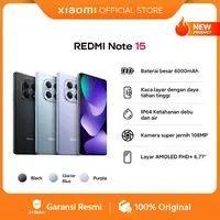 Xiaomi Redmi Note 15 (8/128 GB) (8/256 GB) | Baterai besar 6000mAh [Xiaomi Official Store]
