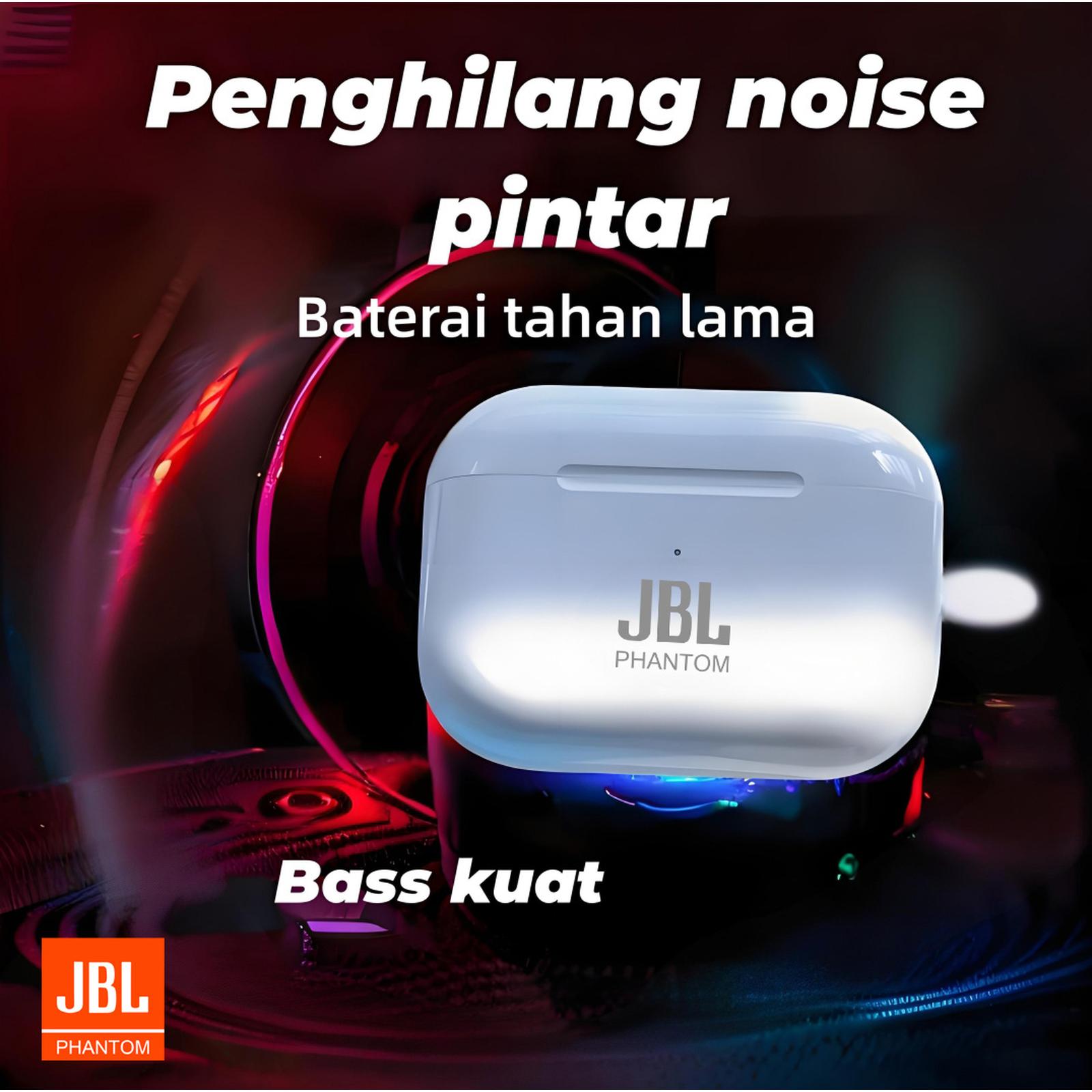 2026 PHANTOM K8 Earphone Nirkabel, Anti Air Dalam, Baterai Tahan Lama, TWS, Bass Kuat, Surround 3D, Pe…