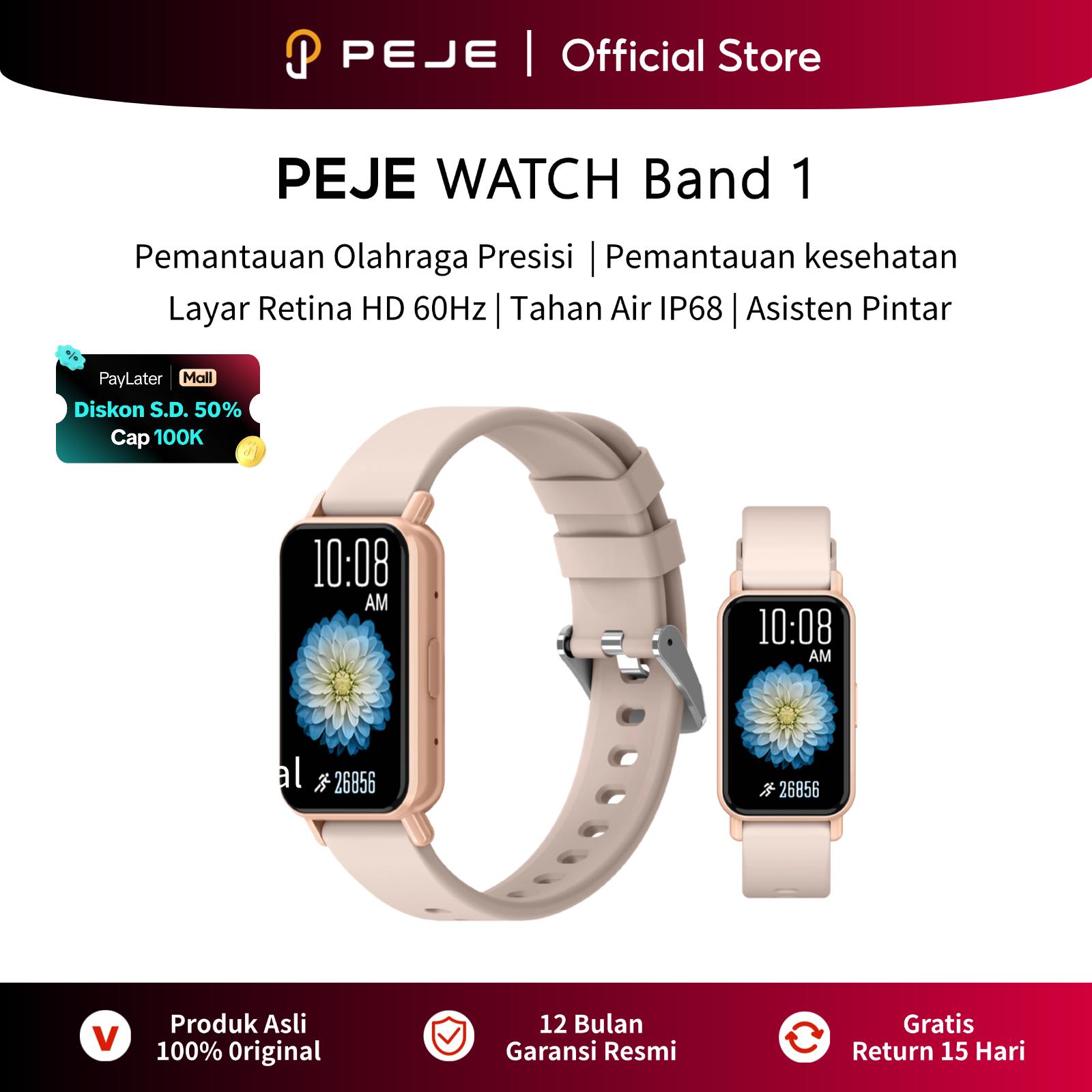 PEJE Band1 Smartband Bluetooth Call Health Management Waterproof 100+ Sport Modes Refresh rate 60 Hz -β¦