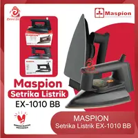 ENVIO - MASPION Setrika Listrik EX-1010 BB Hitam - Elektronik Rumah Tangga